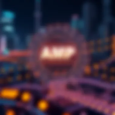 AMP's Integral Role Within Blockchain Technology Illustration depicting AMP's role in blockchain technology