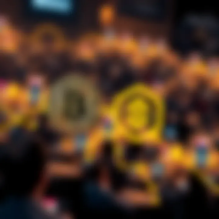 Bitcoin and Binance Connection A conceptual diagram linking Bitcoin and Binance in the cryptocurrency ecosystem