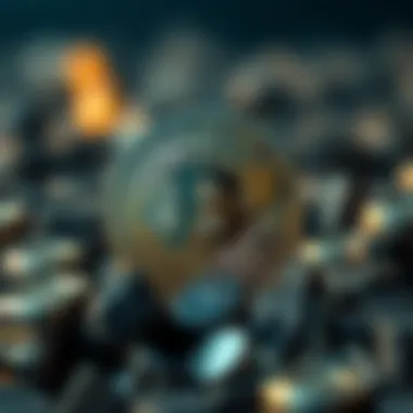 Symbolic representation of Bitcoin halving