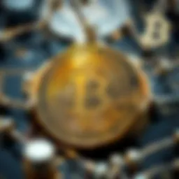 Conceptual representation of blockchain technology