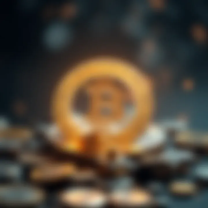 Blockchain technology illustration