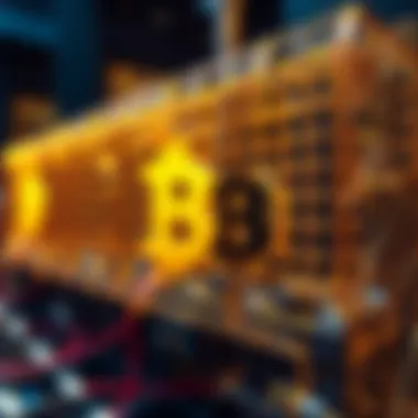 Visualization of blockchain technology structure