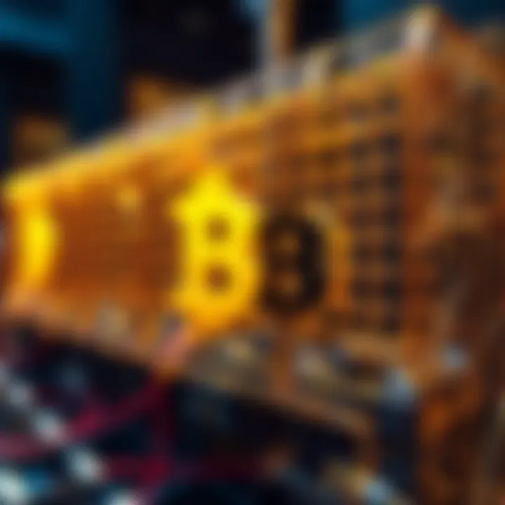 Visualization of blockchain technology structure