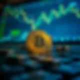 Conceptual representation of cryptocurrency CFDs