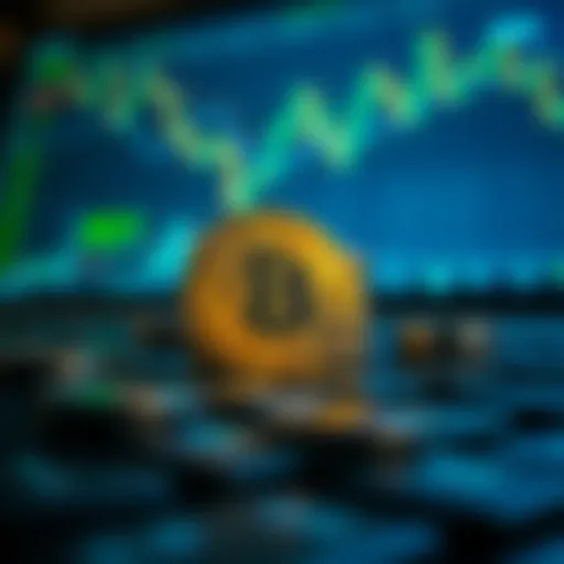 Conceptual representation of cryptocurrency CFDs