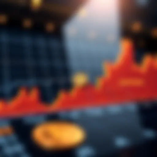 Trends in Cryptocurrency Pricing Graph illustrating cryptocurrency price trends over time