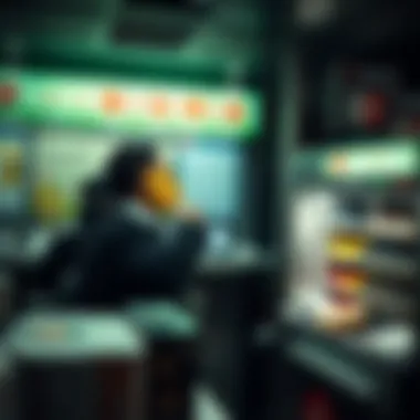 Currency exchange concept