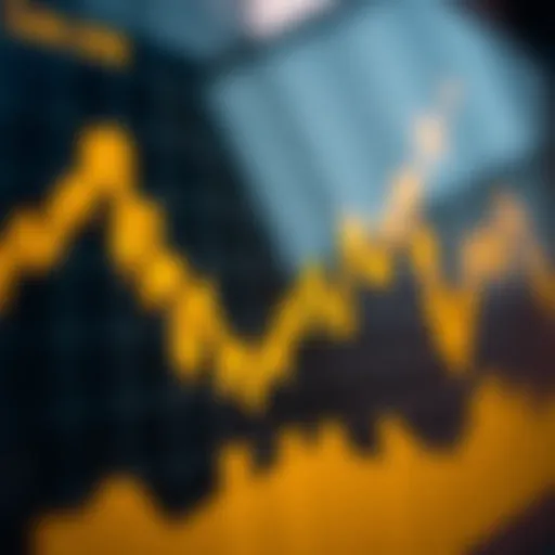 Graph showing currency exchange trends