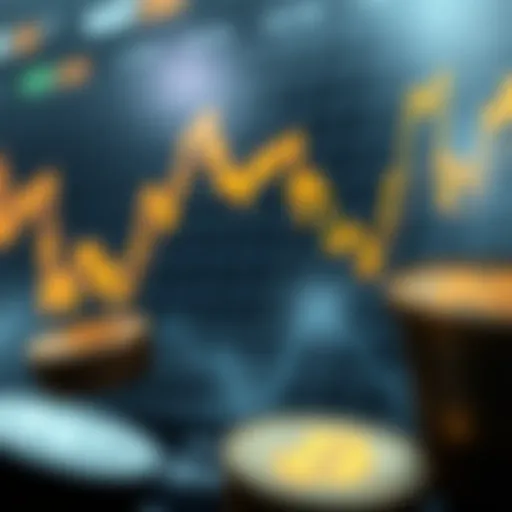 Graph showing currency fluctuations