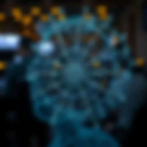 Conceptual illustration of decentralized autonomous organization