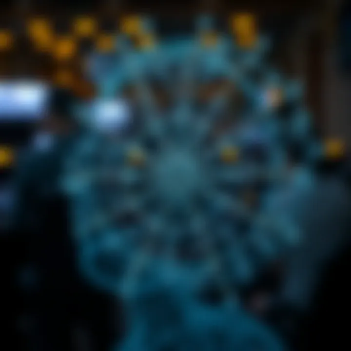 Conceptual illustration of decentralized autonomous organization