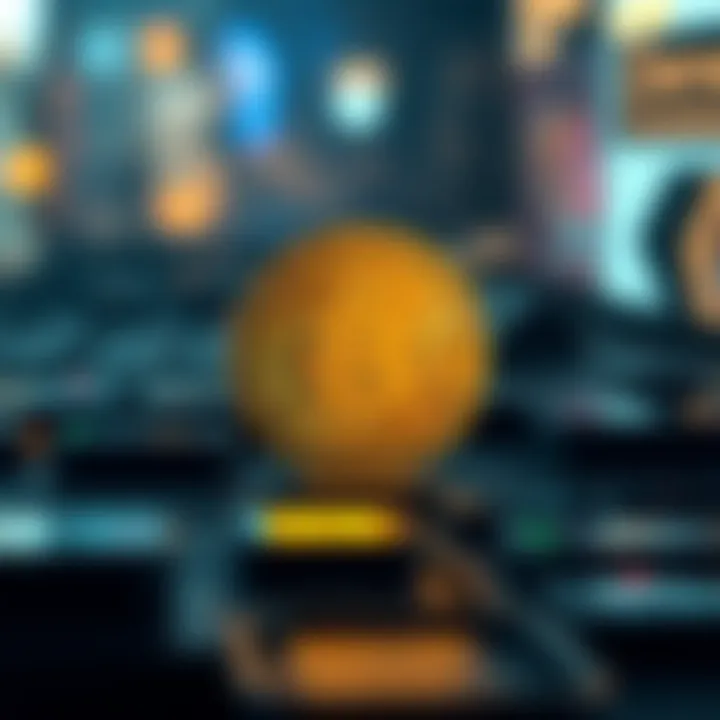 Conceptual visualization of decentralized applications