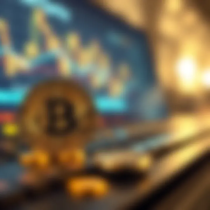 Digital Transactions Using Bitcoin Illustration of digital transactions with Bitcoin