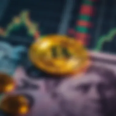 Illustration of economic indicators affecting currency exchange rates.