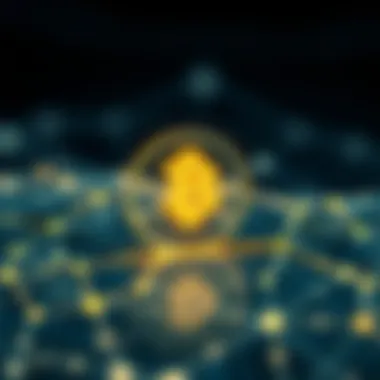 Visual representation of blockchain technology integrated with Lucidchart