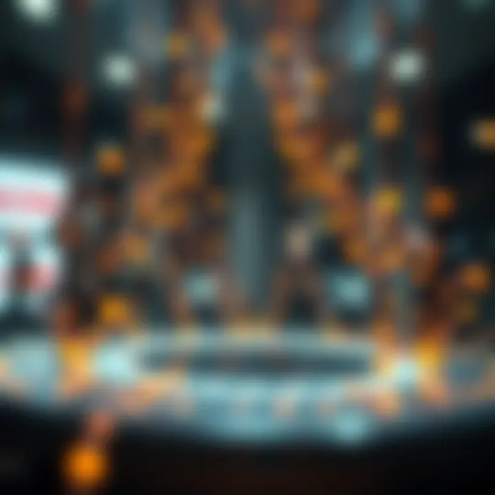 Abstract art depicting the role of nouns in DAO