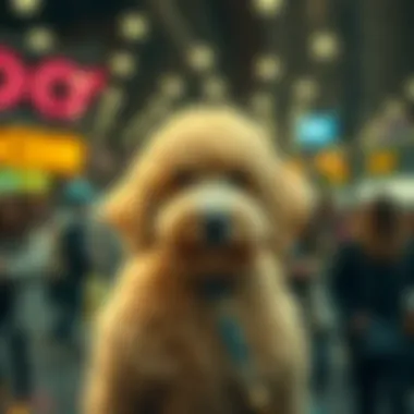 Community Engagement of Poodle Coin Community engagement around Poodle Coin visualized through network imagery