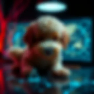 Innovative Features of Poodle Coin Innovative features of Poodle Coin highlighted in a tech graphic