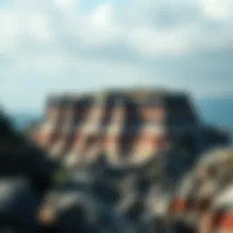 Illustration representing geological layers